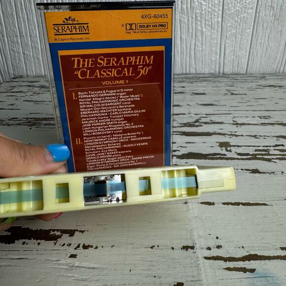 THE SERAPHIM "CLASSICAL 50" 1983 EMI Records Cassette Tape Vintage Tchaikovsky - Picture 2 of 6